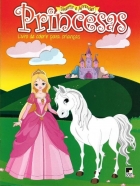 Divertir e aprender: Princesas - Livro de colorir para crianças