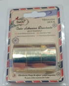 Fita adesiva metálica ouro 3 un 15mmx3m blister - Zhbd