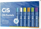 Giz de cera oleoso oil pastel 12 cores - CIS
