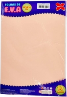 Placa de eva liso 40x60cm 10 fls nude pastel - Make+