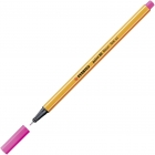 Caneta hidrográfica fine 0.4mm point 88/56 rosa neon - Stabilo