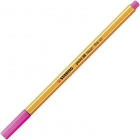 Caneta hidrográfica fine 0.4mm point 88/56 rosa neon - Stabilo