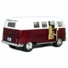 Kombi Volkswagen 1967 classic miniatura 1:32 vermelha