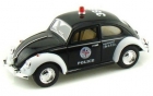 Miniatura fusca 1967 classic police - Escala 1:32