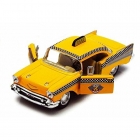 Miniatura Chevy Bel Air 1957 táxi - Escala 1:40