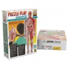 Puzzle Play Gigante 100 PCS Corpo Humano com realidade aumentada