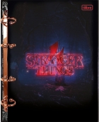 Caderno fichário colegial argolado Stranger Things 160 Fls 210x260mm