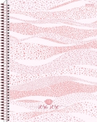 Caderno capa dura universitário 1x1 80 fls 200x275mm Rosa Rose