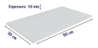 Placa de isopor 10mm 100x50cm 25un