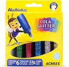 Cola com glitter 23g 6 cores
