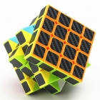 Cubo mágico interativo zcube fibra carbon 4x4x4