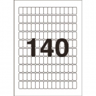 Etiqueta papel A5 inkjet laser 16x9mm 1680 un 12 fls