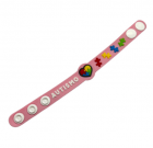 Pulseira silicone autismo - Rosa