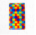 Porta cartão para cracha autismo
