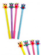 Caneta gel escrita fina corujinha lili avulsa