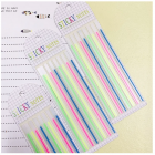 Nota marca texto adesiva fita sticky notes flags 160 fls 14x0.50cm marcador fluorescente sublinhado