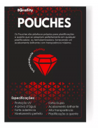 Plástico refil plastificação polaseal A4 220x307mm 125 micras 0.05mm 100 fls