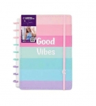 Caderno Inteligente 80f 90g Good Vibes By Indy médio