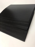 Contra capa pvc preta encadernação 0.30mm A4 210x297mm 100un