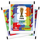 Envelope oficial com figurinhas da copa do mundo da Fifa 2026