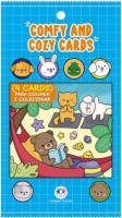 Comfy and Cozy com 4 cards colecion&aacute;veis para colorir
