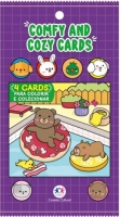 Comfy and Cozy com 4 cards colecion&aacute;veis para colorir