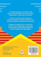 Kit de adesivos de cen&aacute;rio 3D com aplicador - Capivaras